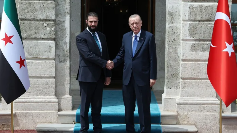 Cumhurbaşkanı Erdoğan, Şara'yla görüştü: 'İsrail saldırganlığı kabul edilmez'