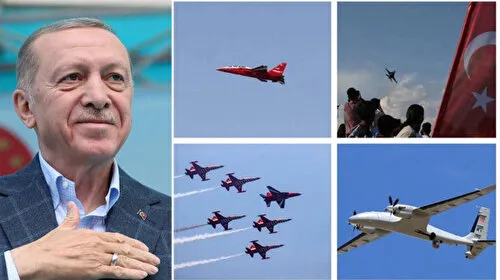 Erdoğan'dan Hava Kuvvetleri'ne Kutlama! Gökyüzünde Gururumuz!