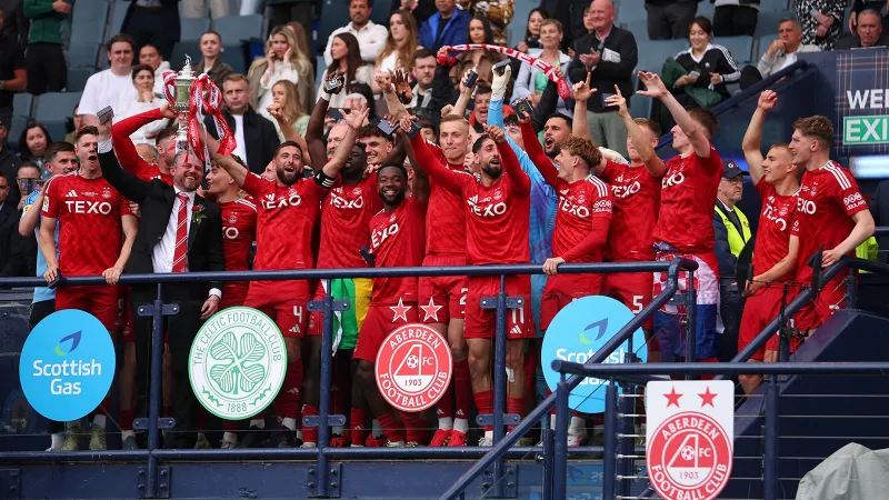 İskoçya Kupası'nda büyük sürpriz! Aberdeen, Celtic'i yenerek şampiyon oldu