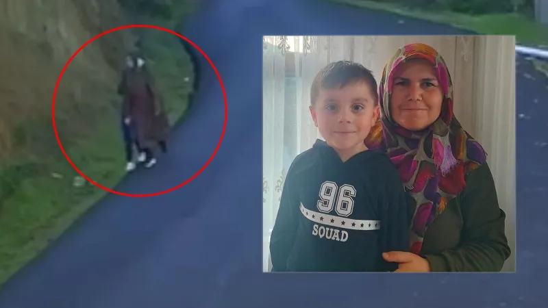 Kastamonu'da kayıplara karışan anne ve 5 yaşındaki oğlunun son görüntüleri ortaya çıktı