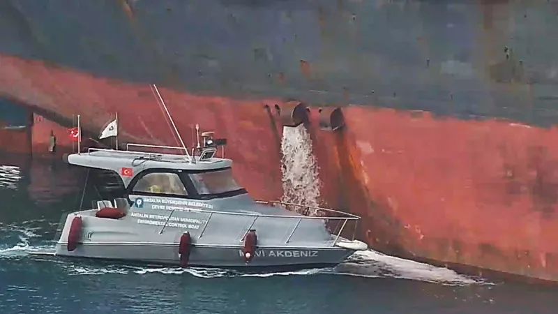 Antalya Körfezi Alarm Veriyor: Sintine Atığı 3 Kat Arttı!