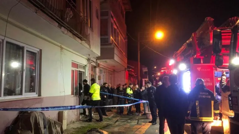 Bursa'da Korkunç Yangın! Bebek ve Abisi Alevlere Esir Oldu