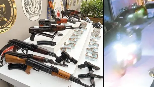 İstanbul'da Haraç Çetesi Dehşeti! 11 Kalaşnikofla Tehdit