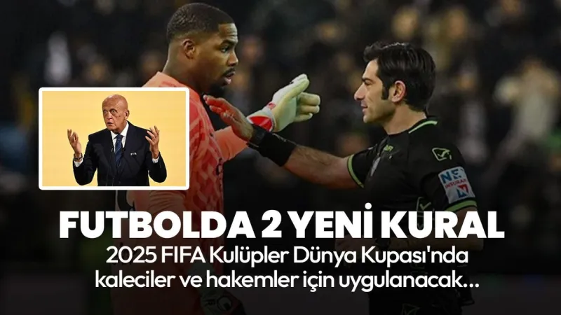 FIFA'dan Devrim! Kalecilere 8 Saniye Kuralı, Hakemlere Kamera!