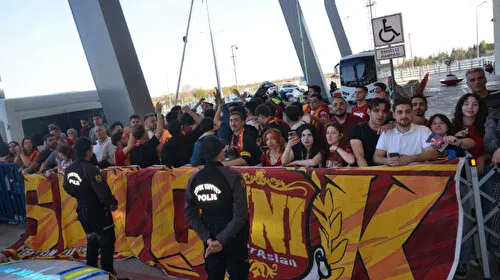 Galatasaray Konya'da! Taraftarın Coşkusu Görmeye Değer