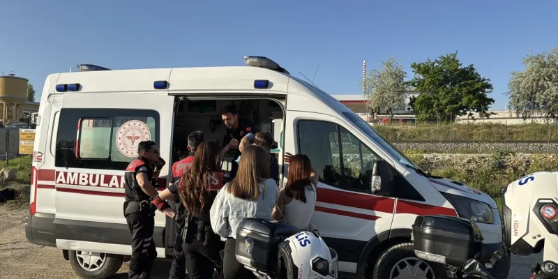 Lunapark Yolunda Ölümden Döndü! Tunca Nehri'nde Tehlikeli Anlar