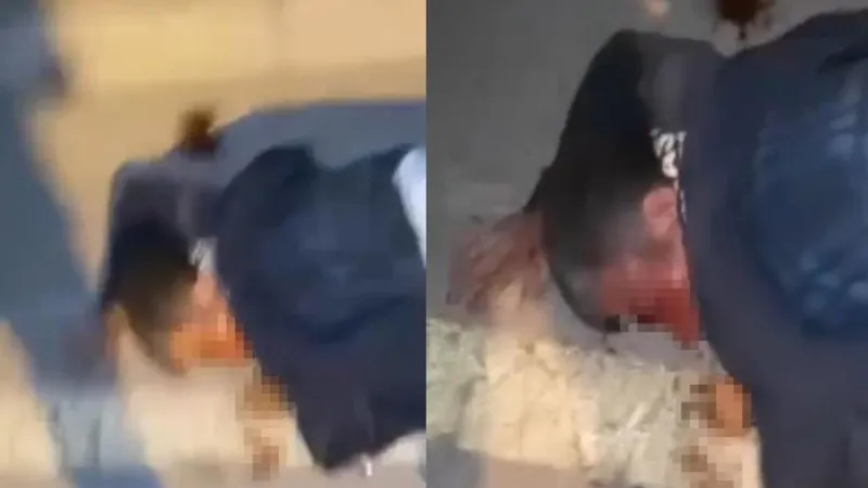 Kan Donduran Olay! Mersin'de Can Çekişen Adamı Videoya Aldı!