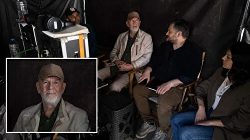 Mustafa Kutlu'dan Rüzgarlı Pazar Setine Ziyaret! Yazarın Gözünden Dizi
