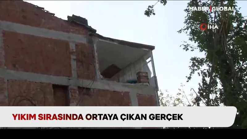 Avcılar'da Yıkım Şoku! Duvarları Olmayan Daire Bulundu