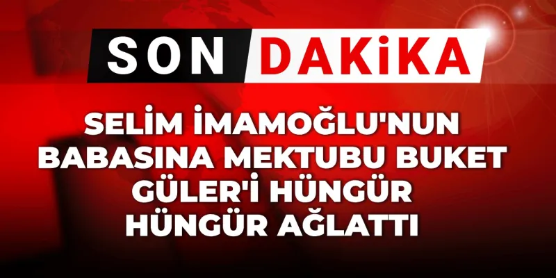 İmamoğlu'nun Oğlu Yazdı, Sunucu Ağladı! Duygu Dolu Mektup