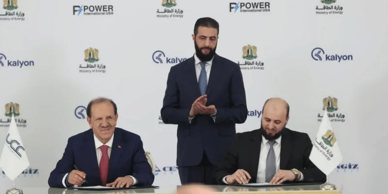 Suriye'de enerji yatırımında Cengiz ve Kalyon devrede